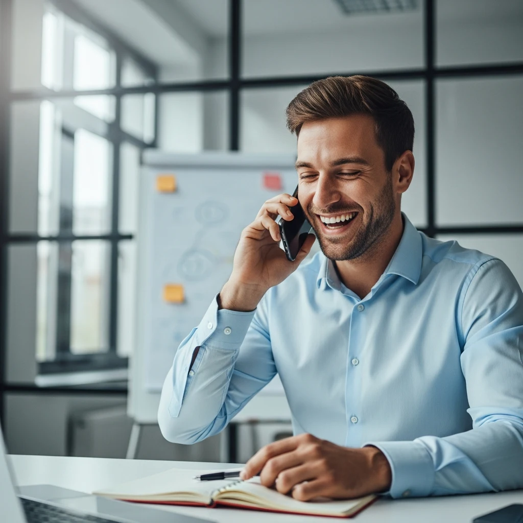 Sales Development Representative am Telefon